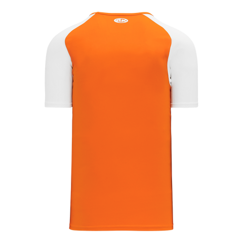 Athletic Knit V-Neck Baseball Jersey with Contrasting Shoulders (BA1375)